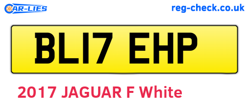 BL17EHP are the vehicle registration plates.