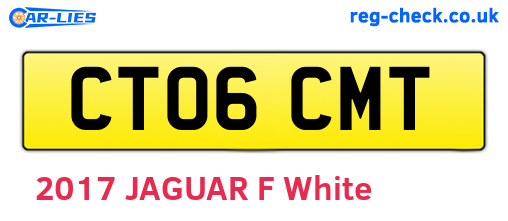 CT06CMT are the vehicle registration plates.
