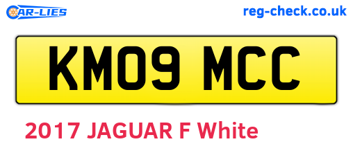 KM09MCC are the vehicle registration plates.