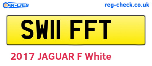 SW11FFT are the vehicle registration plates.