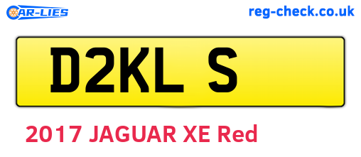 D2KLS are the vehicle registration plates.