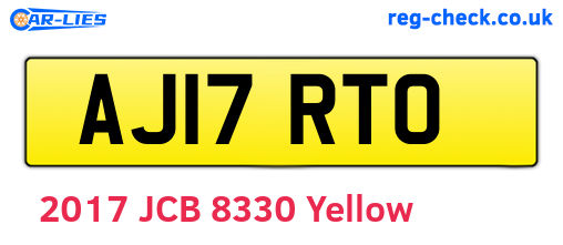 AJ17RTO are the vehicle registration plates.