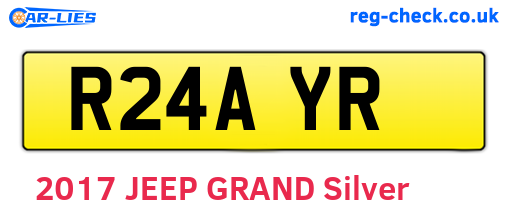 R24AYR are the vehicle registration plates.
