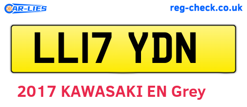 LL17YDN are the vehicle registration plates.