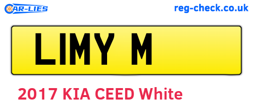 L1MYM are the vehicle registration plates.