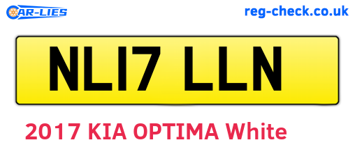 NL17LLN are the vehicle registration plates.