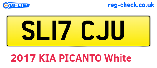 SL17CJU are the vehicle registration plates.