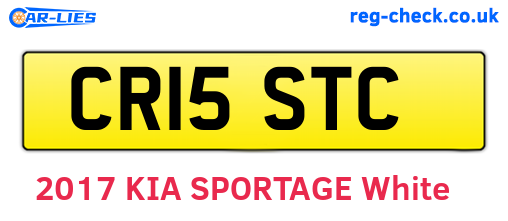 CR15STC are the vehicle registration plates.