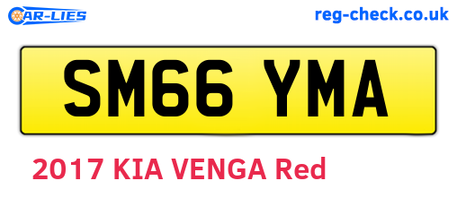 SM66YMA are the vehicle registration plates.