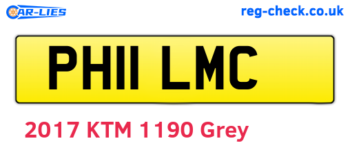 PH11LMC are the vehicle registration plates.