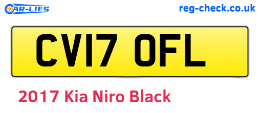 Black 2017 Kia Niro (CV17OFL)