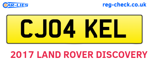 CJ04KEL are the vehicle registration plates.