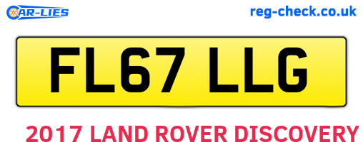 FL67LLG are the vehicle registration plates.