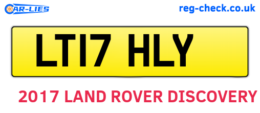 LT17HLY are the vehicle registration plates.