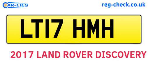 LT17HMH are the vehicle registration plates.