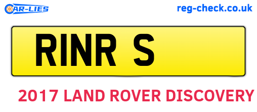 R1NRS are the vehicle registration plates.