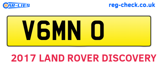 V6MNO are the vehicle registration plates.