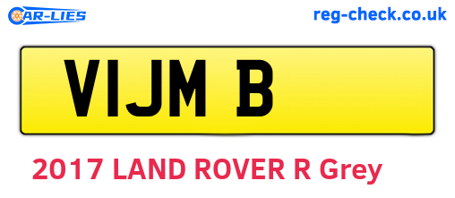 V1JMB are the vehicle registration plates.