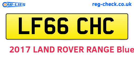 LF66CHC are the vehicle registration plates.