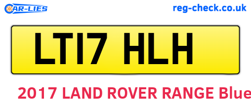 LT17HLH are the vehicle registration plates.