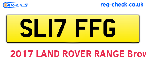 SL17FFG are the vehicle registration plates.