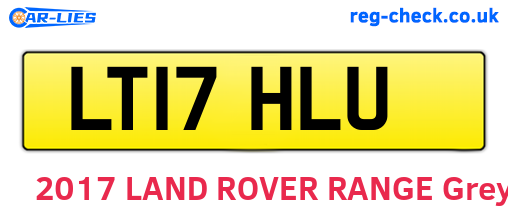 LT17HLU are the vehicle registration plates.