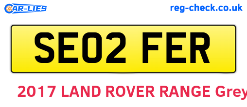 SE02FER are the vehicle registration plates.