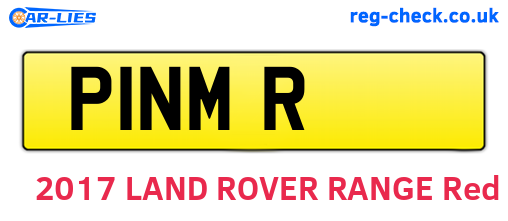 P1NMR are the vehicle registration plates.