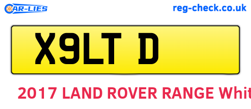 X9LTD are the vehicle registration plates.