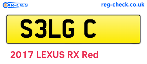 S3LGC are the vehicle registration plates.