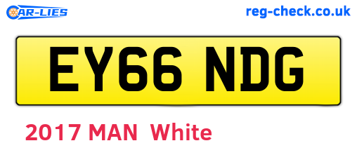 EY66NDG are the vehicle registration plates.
