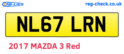 NL67LRN are the vehicle registration plates.