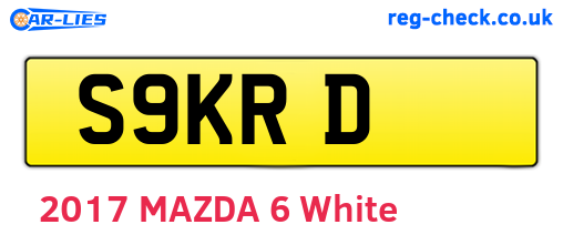 S9KRD are the vehicle registration plates.