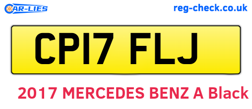 CP17FLJ are the vehicle registration plates.