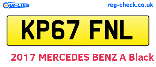 KP67FNL are the vehicle registration plates.