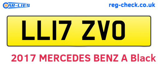 LL17ZVO are the vehicle registration plates.
