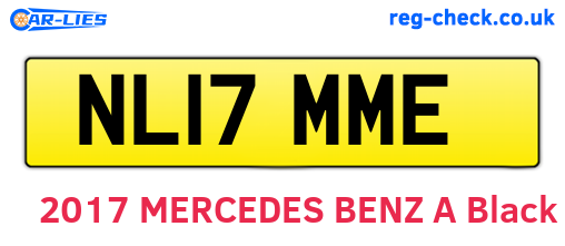 NL17MME are the vehicle registration plates.