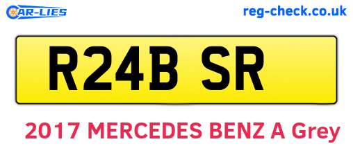 R24BSR are the vehicle registration plates.