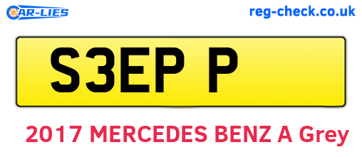 S3EPP are the vehicle registration plates.