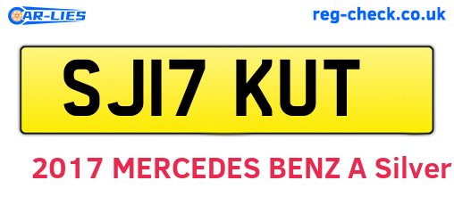 SJ17KUT are the vehicle registration plates.
