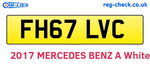 FH67LVC are the vehicle registration plates.