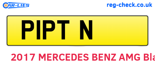 P1PTN are the vehicle registration plates.