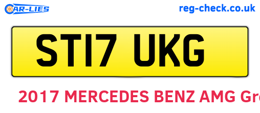 ST17UKG are the vehicle registration plates.