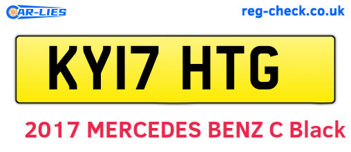 KY17HTG are the vehicle registration plates.
