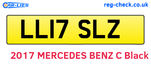 LL17SLZ are the vehicle registration plates.