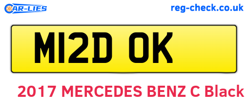 M12DOK are the vehicle registration plates.