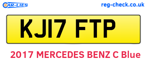 KJ17FTP are the vehicle registration plates.