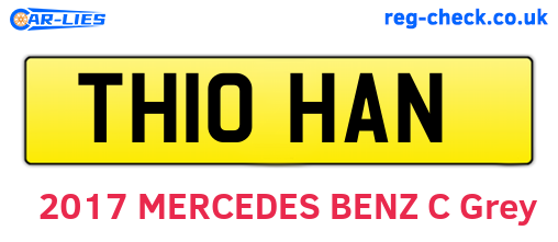 TH10HAN are the vehicle registration plates.
