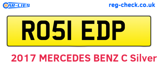RO51EDP are the vehicle registration plates.