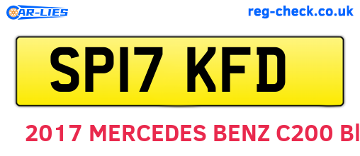 SP17KFD are the vehicle registration plates.